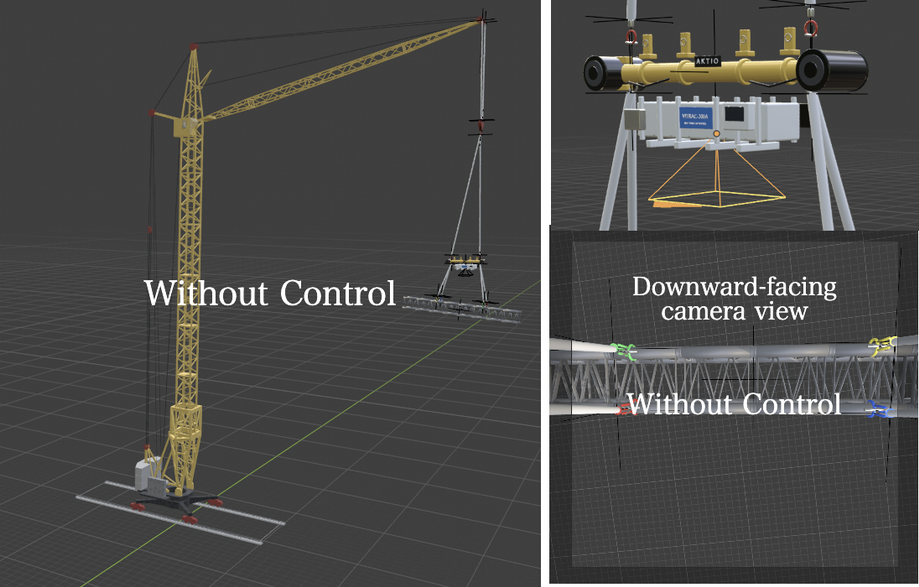 Simulation without payload yaw control